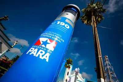 notícia: Governo instala totem de monitoramento em Bragança e vai construir Batalhão da PM