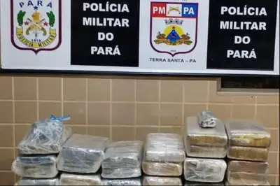 notícia: Operação Carga Máxima: PMPA apreende drogas e cumpre mandado de prisão em Terra Santa