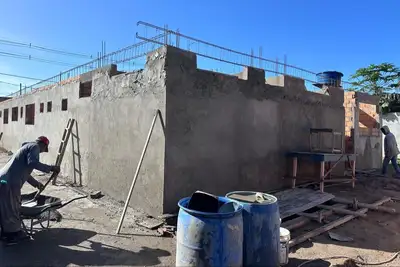 notícia: Obras da Delegacia da Ilha de Cotijuba, em Belém, seguem em ritmo acelerado