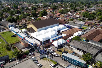 notícia: 'Por Todas Elas' garante serviços de saúde, cidadania e lazer no Aurá em Ananindeua
