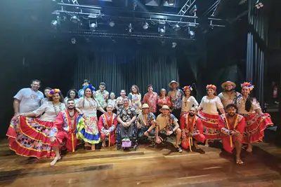 notícia: Alunos de música do CIIR celebram inclusão e cultura regional e encantam público em Ananindeua