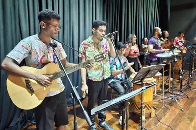 notícia: Alunos de música do CIIR celebram inclusão e cultura regional e encantam público em Ananindeua