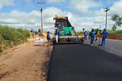 notícia: Avanço na pavimentação da PA-477 impulsiona desenvolvimento na região de Carajás
