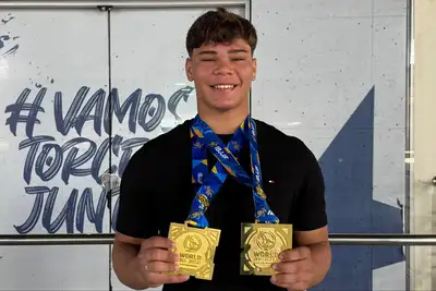 notícia: Aos 17 anos, atelta de Jiu-Jitsu conquista o topo do pódio em Long Beach com apoio do Governo do Pará