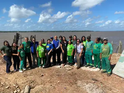 notícia: Semas realiza visita técnica à Concaves e estuda apoio à coleta seletiva em Belém