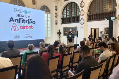 notícia: Setur e Airbnb realizam workshop para quem quer ofertar hospedagem para COP30