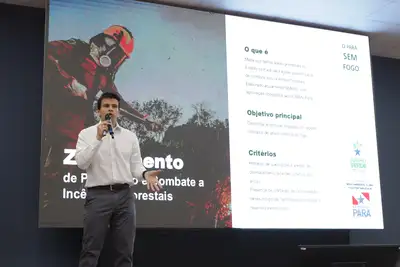 notícia: Estado apresenta o programa 'Pará sem Fogo' em Fórum Paraense sobre clima
