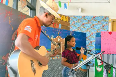 notícia: Feira de Empreendedores do CIIR celebra inclusão, talento e amor em clima de festividades juninas