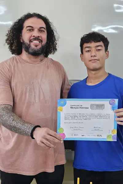 notícia: Estudantes da rede pública do Pará conquistam medalhas na Olimpíada Brasileira de Matemática 2024