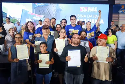 notícia: Governo do Pará entrega 617 títulos de terra em Capanema em benefício de comunidades