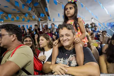 Foto: Pedro Guerreiro / Ag. Pará Frank Batalha e Ana Júlia: programação para toda a família