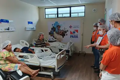 notícia: Hospital Regional de Oriximiná reforça importância da prevenção de quedas durante internações