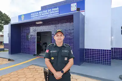 Foto: Bruno Cruz / Ag. Pará Coronel Sandro Wagner, diretor de Apoio Logístico