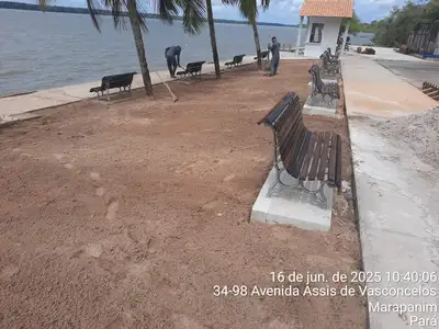 notícia: Governo do Estado avança para a etapa final da construção da nova Orla de Marapanim
