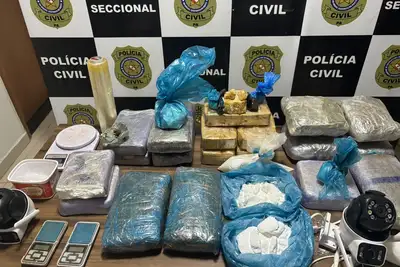 notícia: PCPA apreende 40 quilos de drogas durante a Operação 'Sétimo Selo' em Parauapebas