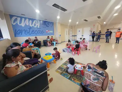 notícia: Projeto 'Sextou na Pediatria' promove colônia de férias para crianças internadas no PSRM