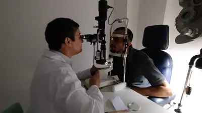 notícia: Em Marabá, Policlínica Carajás orienta sobre a prevenção e os cuidados com a saúde ocular 