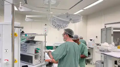 notícia: Hospital da Mulher do Pará realiza primeira nefrectomia por vídeo