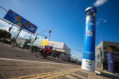 notícia: Em dois anos totens de segurança auxiliam na segurança e no videomonitoramento do estado