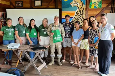 notícia: Palestras promovidas pelo Ideflor em Salinópolis fortalecem educação ambiental