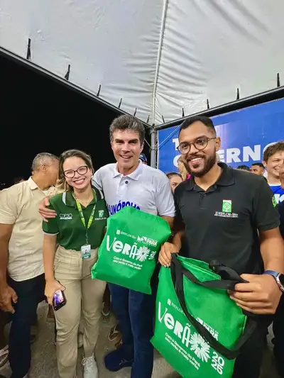 notícia: Ideflor-Bio promove ação de conscientização durante entrega de passarela em Salinópolis