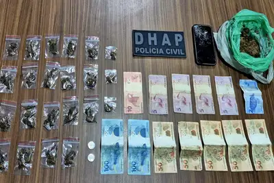 notícia: Polícia Civil do Pará prende homem com porções de drogas em Belém