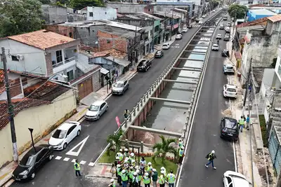 notícia: Macrodrenagem do Canal da Gentil amplia infraestrutura e garante mais qualidade de vida em Belém