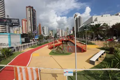 notícia: Parque Linear da Nova Doca atinge 93% de execução e revela visual da Quadra 5