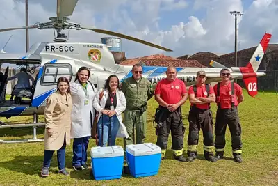 notícia: Graesp realiza transporte de órgãos para transplante de Capanema para Belém 