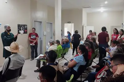 notícia: HRT e Unacon promovem palestra sobre saúde do homem durante Campanha Agosto Azul