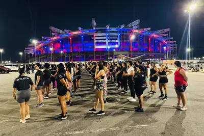 notícia: Aulão de corrida e condicionamento físico reúne mais de mil pessoas no Mangueirão