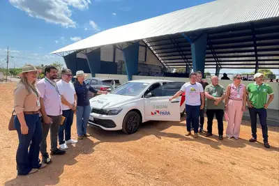 notícia: Governo do Pará reforça presença da Emater em Rio Maria, com novo veículo entregue  