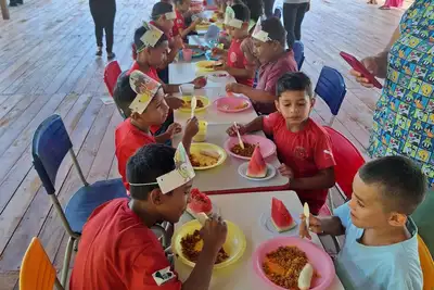 notícia: Secretaria de Saúde do Pará (Sespa) intensifica apoio ao 'Programa Saúde na Escola' no Marajó