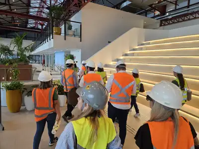 notícia: Comitê acompanha obras do Parque de Bioeconomia e Inovação da Amazônia