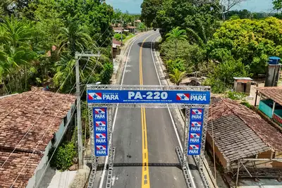 notícia: Estado entrega pavimentação da PA-220 e garante maior mobilidade para Maracanã