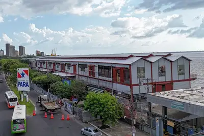 notícia: Obra do Terminal Hidroviário Internacional de Belém alcança 78% de serviços concluídos