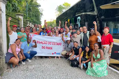 notícia: Delegação do Pará embarca para 5ª Conferência Nacional de Promoção da Igualdade Racial, em Brasília