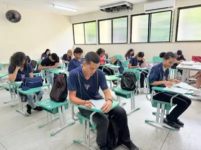 notícia: Sectet fortalece preparação dos alunos da rede técnica para prova do Saeb 2025
