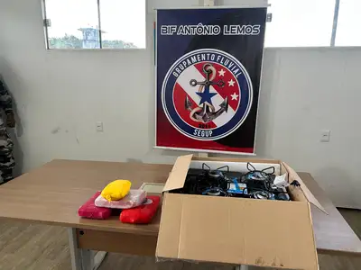 notícia: Fiscalização da Base Integrada “Antonio Lemos” apreende entorpecentes
