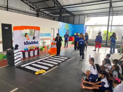 notícia: Detranzinho celebra dois anos de ensino e conscientização a crianças e adolescentes