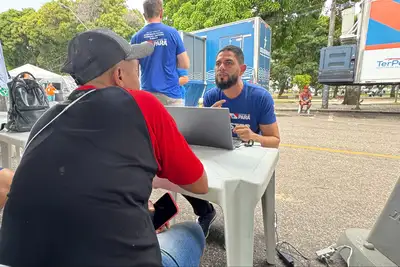 notícia: Seaster participa de mutirão para pessoas em situação de rua, em Belém