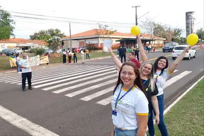 notícia: Hospital Regional de Tucuruí e Unacon promovem blitz educativa para valorizar a vida