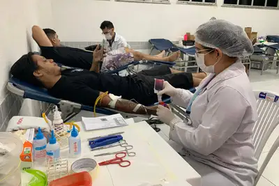 notícia: Hemopa e Unama realizam campanha de doação de sangue com estudantes em Belém