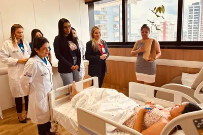 notícia: Pacientes em processo de alta ganham mudas de espécies típicas da região amazônica, no Hospital da Mulher do Pará  