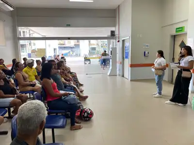 notícia: Hospital Santa Rosa promove gincana educativa sobre segurança do paciente