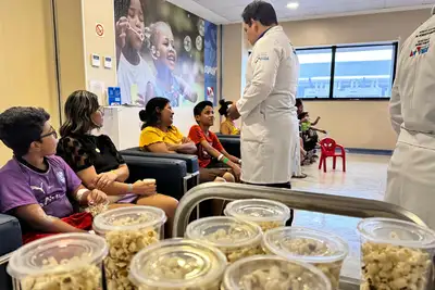 notícia: Pronto-Socorro Dr. Roberto Macedo oferece sessão de cinema no 'Sextou na Pediatria'