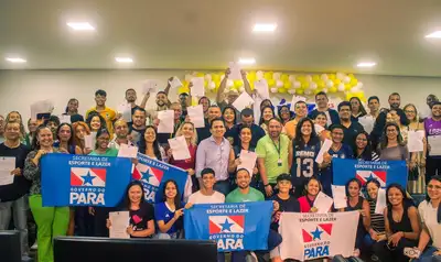 notícia: Governo do Pará garante apoio a mais de 100 atletas para competições nacionais e internacionais