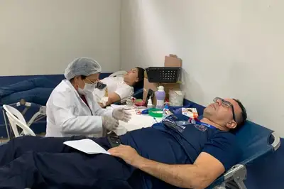 notícia: Hemopa promove campanha de doação de sangue junto a universitários na Marambaia