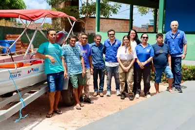 notícia: Semas fortalece a gestão territorial e monitoramento do Acordo de Pesca do Rio Caeté, em Bragança