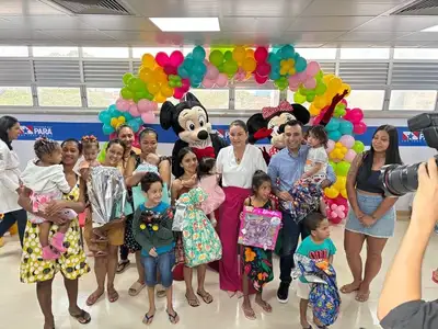 notícia: Vice-governadora participa da festa do Dia das Crianças na Clínica Pediátrica do HC em Belém
